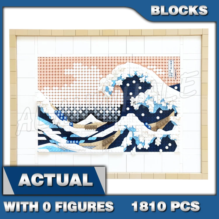 1810pcs Art and crafts Hokusai The Great Wave Japanese Wall Ocean Canvas Picture 92806 Building Block Toys Compatible With Model
1810pcs Art and crafts Hokusai The Great Wave Japanese Wall Ocean Canvas Picture 92806 Building Block Toys Compatible With Model