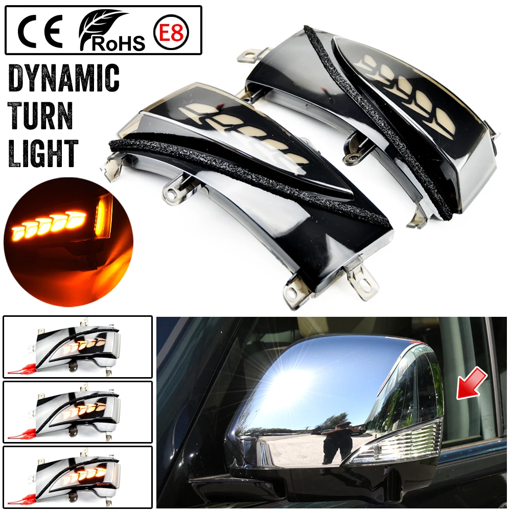 For Nissan Patrol Y62 12-18 Armada Quest QX56 QX80 LED Dynamic Turn Signal Light Side Wing Rearview Mirror Indicator Sequential
For Nissan Patrol Y62 12-18 Armada Quest QX56 QX80 LED Dynamic Turn Signal Light Side Wing Rearview Mirror Indicator Sequential