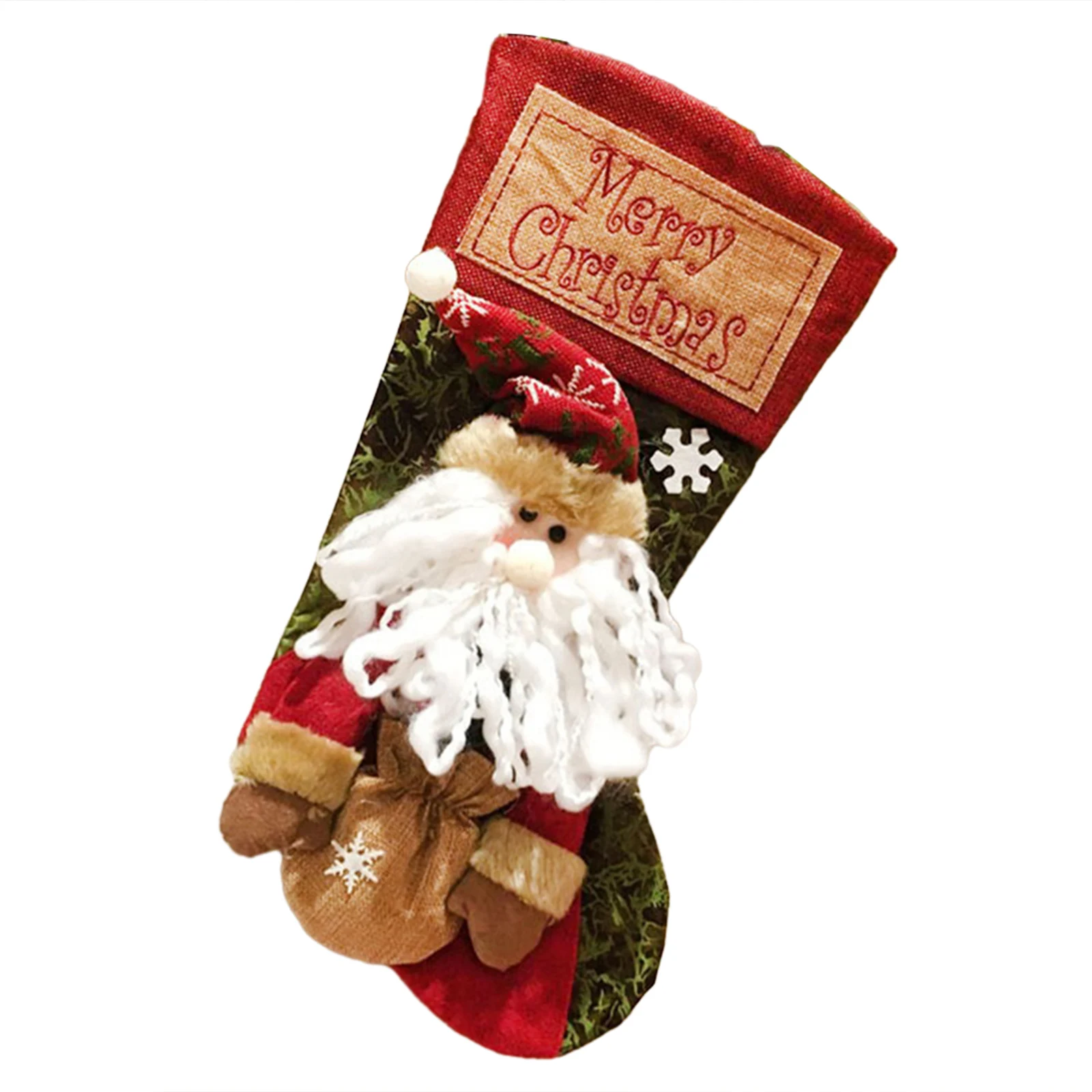 

Christmas Stockings Sack Xmas Gift Candy Bag Noel Christmas Decorations For Home Navidad 2024 New Year Sock Christmas Tree Decor