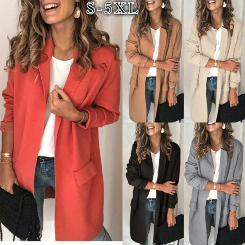 2023 Sexy New Solid Color Women Blazers and Jackets Long Sleeve Fake Pocket Casual Blazer
2023 Sexy New Solid Color Women Blazers and Jackets Long Sleeve Fake Pocket Casual Blazer