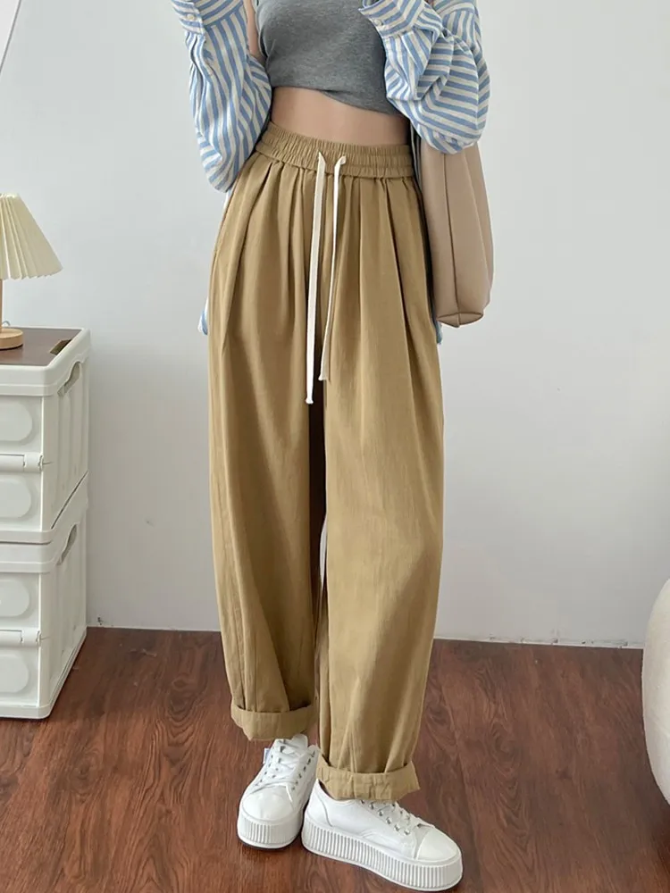 Women Casual Harem Pants New Arrival 2023 Spring Korean Style Solid Color Loose Comfortable Female Cotton Trousers
Women Casual Harem Pants New Arrival 2023 Spring Korean Style Solid Color Loose Comfortable Female Cotton Trousers