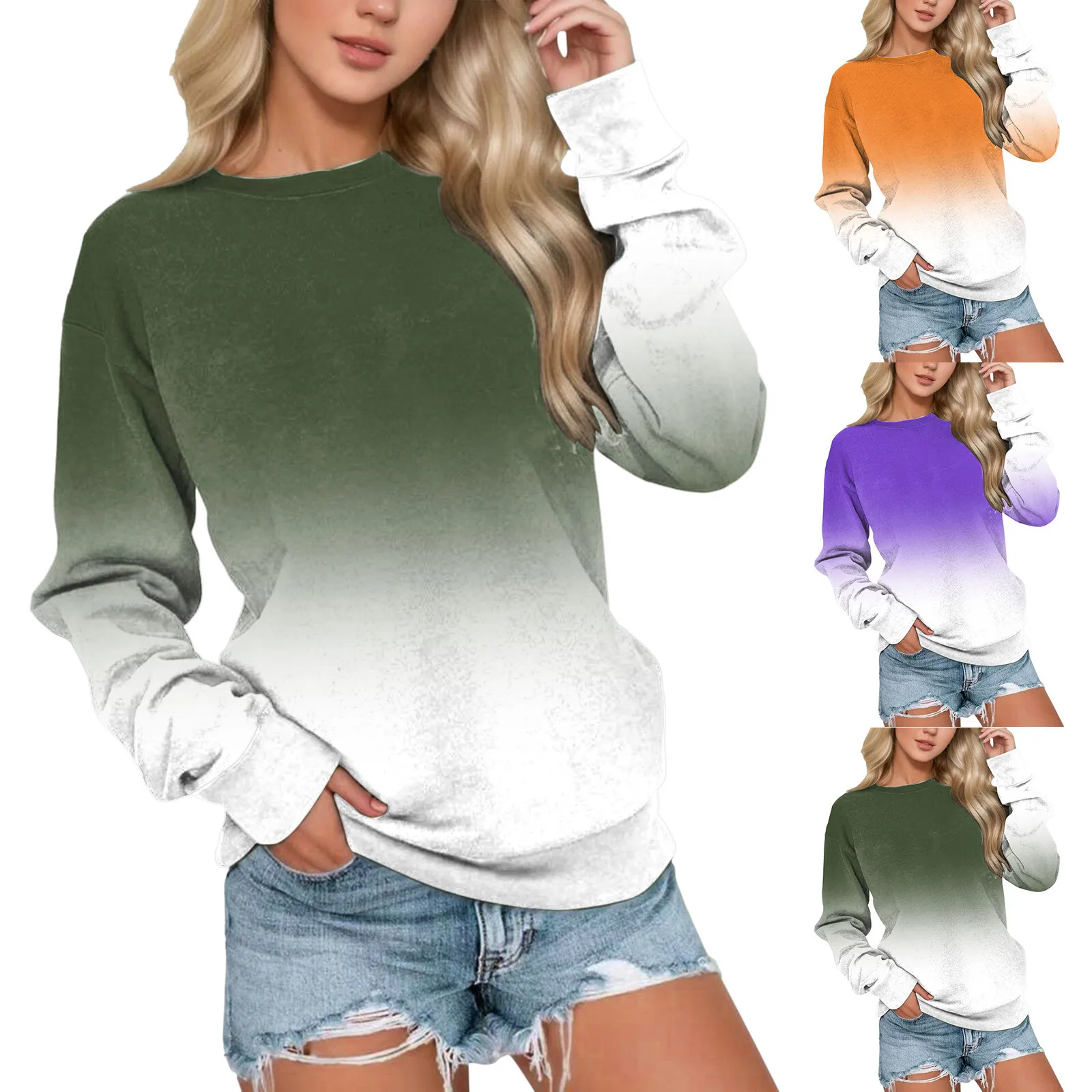 Women Casual Long Sleeve Sweatshirt Casual Round Neck Loose Boy Mom Sweatshirt for Women Ladies Zipper Sweatshirts with Hoods
Women Casual Long Sleeve Sweatshirt Casual Round Neck Loose Boy Mom Sweatshirt for Women Ladies Zipper Sweatshirts with Hoods