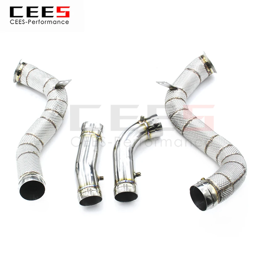 CEES Exhaust System For Mercedes Benz AMG GT GTS C190 Headers Without Catalyst No cat Downpipe Manifold Car Accessories
CEES Exhaust System For Mercedes Benz AMG GT GTS C190 Headers Without Catalyst No cat Downpipe Manifold Car Accessories