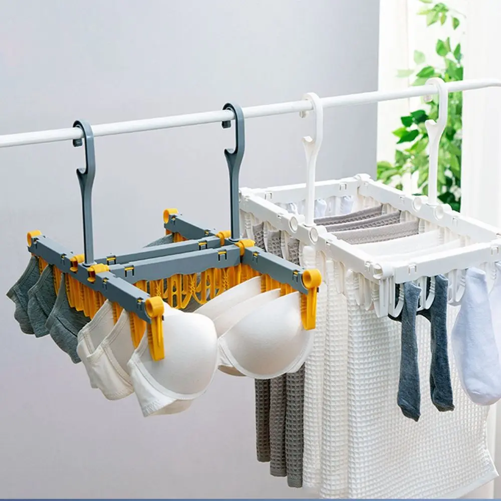 Combination 1 pcs Windproof Smooth Edge Household Thicken Socks Storage Underwear Hangers Clothes Hanger Drying Rack
Combination 1 pcs Windproof Smooth Edge Household Thicken Socks Storage Underwear Hangers Clothes Hanger Drying Rack