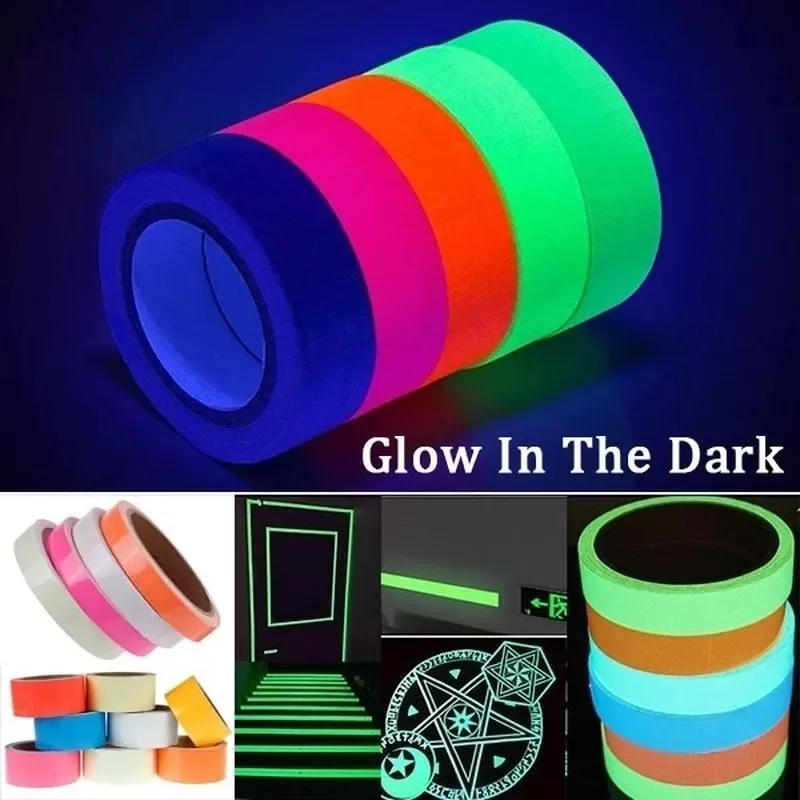 1M Self-adhesive Luminous Tape Fluorescent Glow In Dark Safety Warning Security Stationery Home Decoration DIY Tapes
1M Self-adhesive Luminous Tape Fluorescent Glow In Dark Safety Warning Security Stationery Home Decoration DIY Tapes
