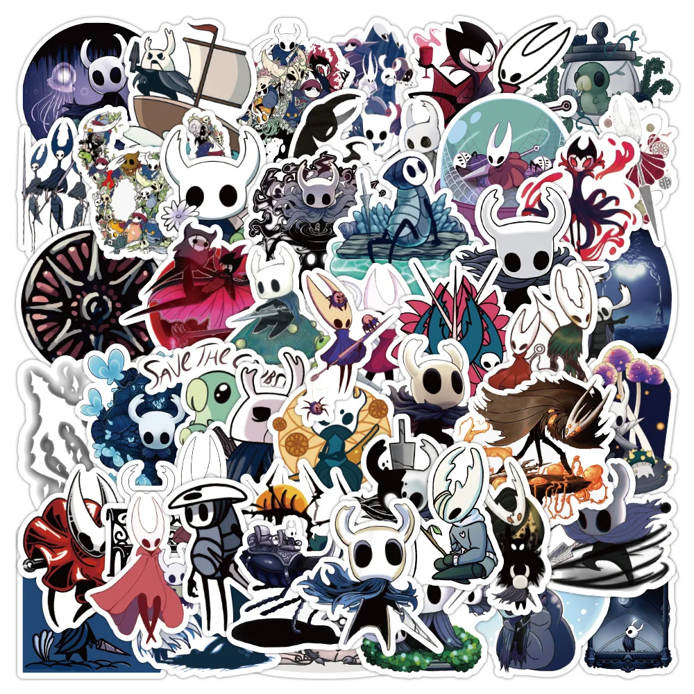 10/30/50PCS Adventure Game Hollow Knight Sticker Motorcycle Travel Luggage Phone Guitar Laptop Cartoon Kids Stickers Wholesale
10/30/50PCS Adventure Game Hollow Knight Sticker Motorcycle Travel Luggage Phone Guitar Laptop Cartoon Kids Stickers Wholesale