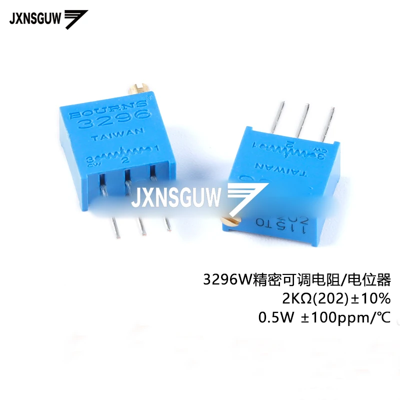 Потенциометр 3296W-1 10R 20R 50R 100R 200R 500R 1K 2K 5K 10K 20K 1M 10% 100ppm 3296, 5 шт.
Потенциометр 3296W-1 10R 20R 50R 100R 200R 500R 1K 2K 5K 10K 20K 1M 10% 100ppm 3296, 5 шт.