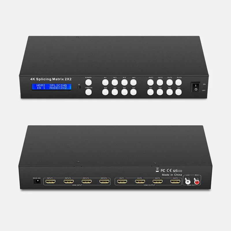 Combined Screen Processor Four Screen Splitter Multi-Image Matrix Video Controller Multi-Screen Treasure
Combined Screen Processor Four Screen Splitter Multi-Image Matrix Video Controller Multi-Screen Treasure