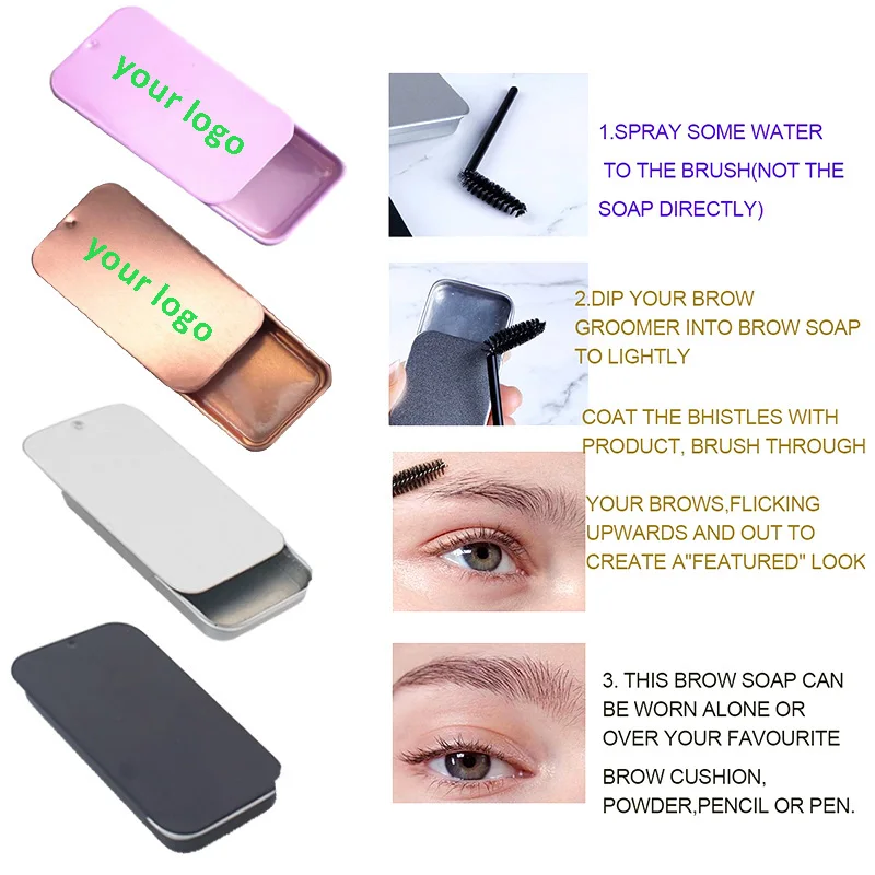 Натуральное водостойкое восковое мыло для бровей, с логотипом на заказ
Натуральное водостойкое восковое мыло для бровей, с логотипом на заказ