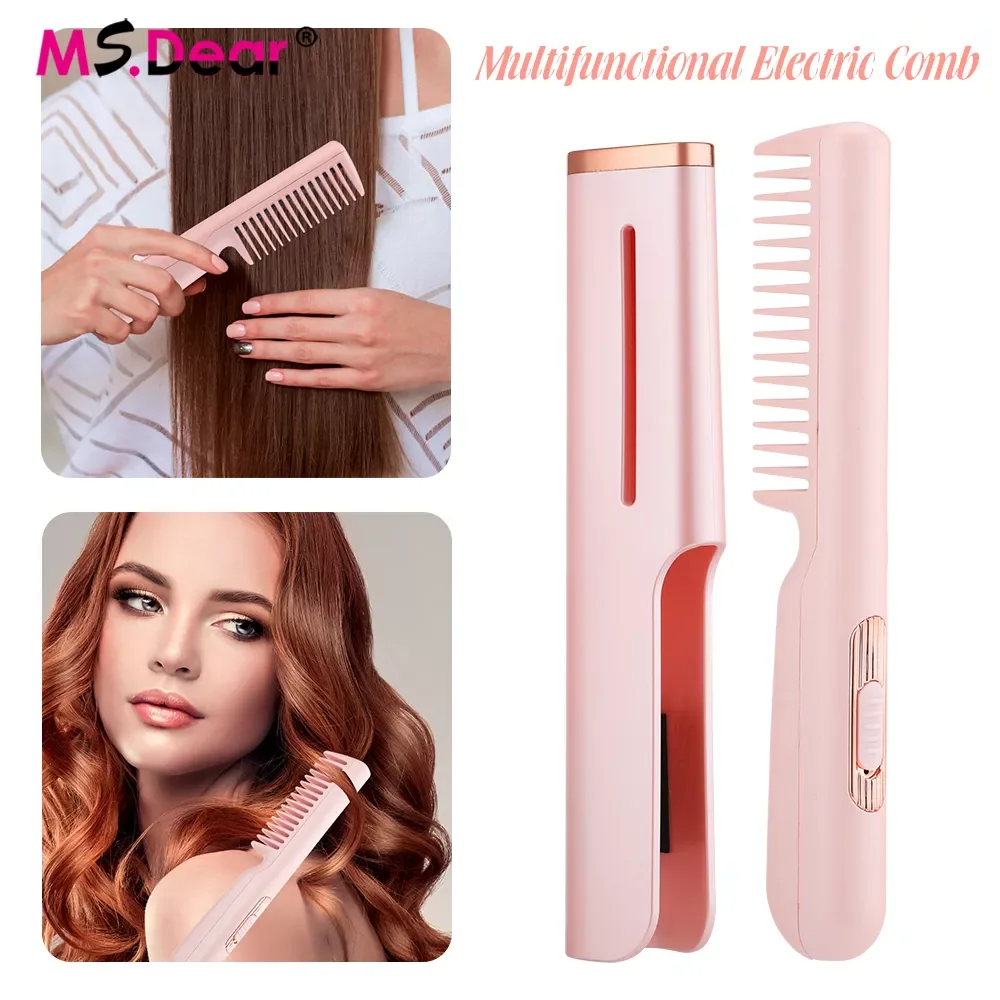 NEW IN 2-in-1 Hair Straightener Tourmaline Ceramic Hair Curler Brush Hair Comb Straighteners Curling Hair Iron Hair Styler Tool
NEW IN 2-in-1 Hair Straightener Tourmaline Ceramic Hair Curler Brush Hair Comb Straighteners Curling Hair Iron Hair Styler Tool