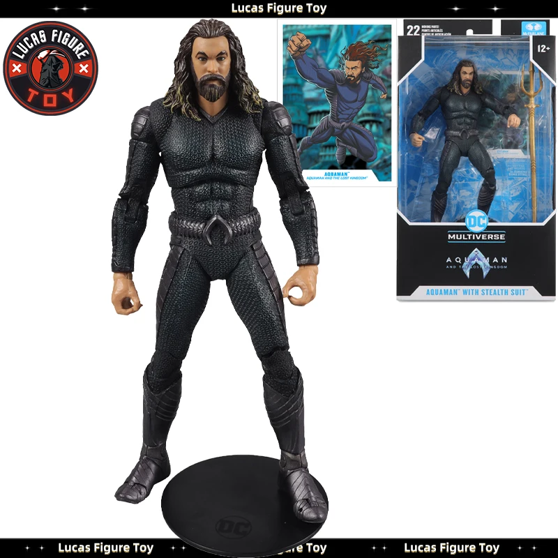 New In Stock Aquaman W/stealth Suit (Aquaman and The Lost Kingdom) 7-Inch-Scale (18Cm) Action Figure Original Unopened
New In Stock Aquaman W/stealth Suit (Aquaman and The Lost Kingdom) 7-Inch-Scale (18Cm) Action Figure Original Unopened