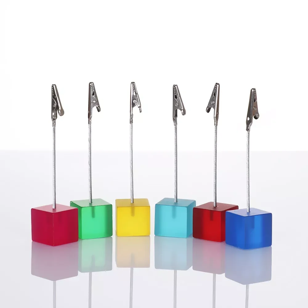 Desktop Decoration Colorful Cube Stand Wire Desk Card Note Picture Memo Photo Clip Holder Table Place Favor Office Supplies
Desktop Decoration Colorful Cube Stand Wire Desk Card Note Picture Memo Photo Clip Holder Table Place Favor Office Supplies