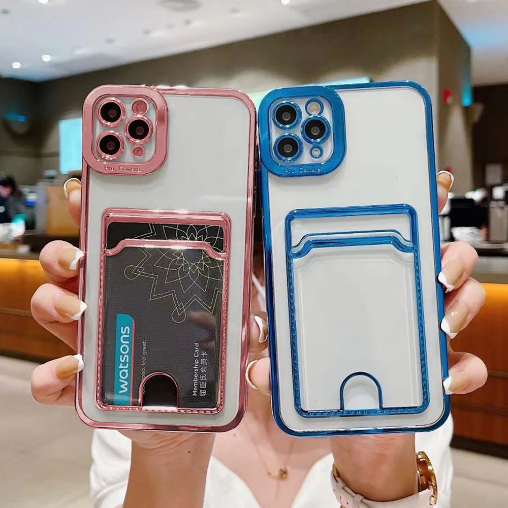 Electroplated Card Holder Case For Iphone 13 Cases Iphone 14 Pro Max 11 12 XR X Xs Max 7 8 Plus SE 2020 6 6s Silicon Funda Cover
Electroplated Card Holder Case For Iphone 13 Cases Iphone 14 Pro Max 11 12 XR X Xs Max 7 8 Plus SE 2020 6 6s Silicon Funda Cover