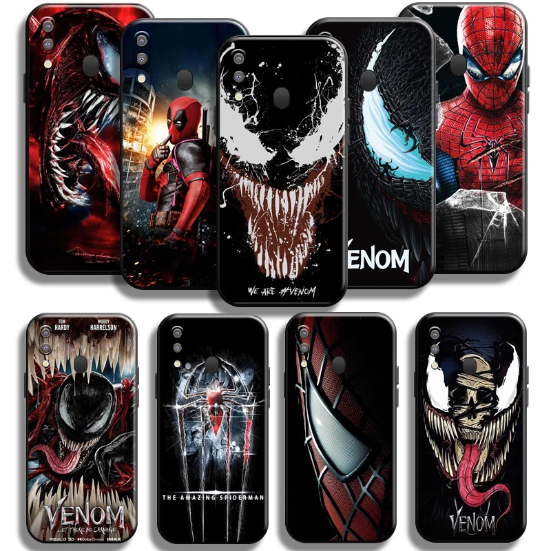 Marvel Venom Spiderman Deadpool Phone Case For Samsung Galaxy M20 Full Protection Back Shockproof Liquid Silicon Carcasa Shell
Marvel Venom Spiderman Deadpool Phone Case For Samsung Galaxy M20 Full Protection Back Shockproof Liquid Silicon Carcasa Shell