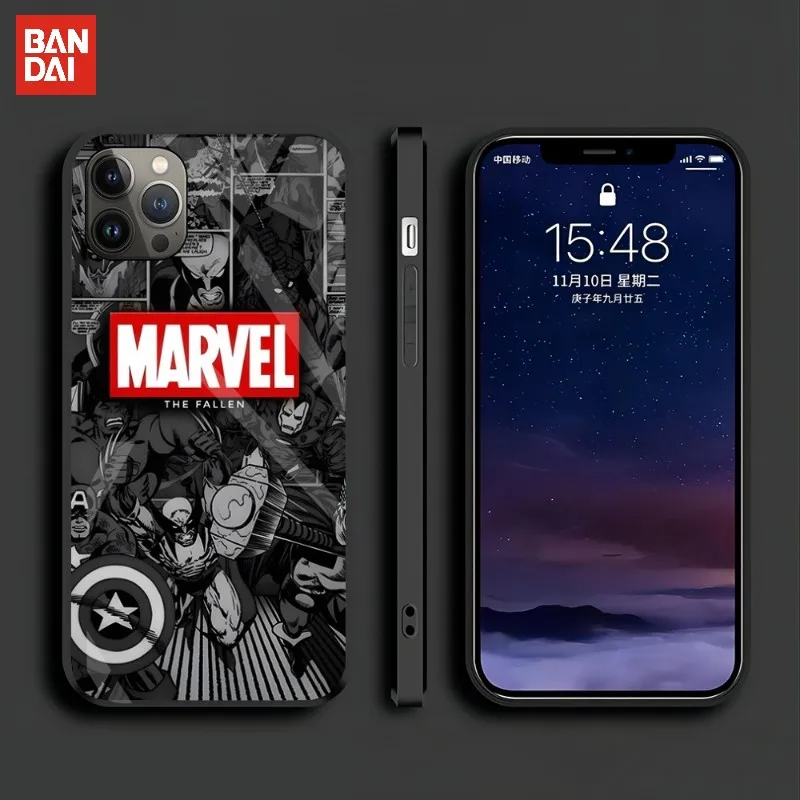 BANDAI Marvel Spiderman Phone Case Tempered Glass For IPhone 13 12 Mini 11 Pro Max X XS XR SE 2020 7 8 Plus 6 6S Funda
BANDAI Marvel Spiderman Phone Case Tempered Glass For IPhone 13 12 Mini 11 Pro Max X XS XR SE 2020 7 8 Plus 6 6S Funda
