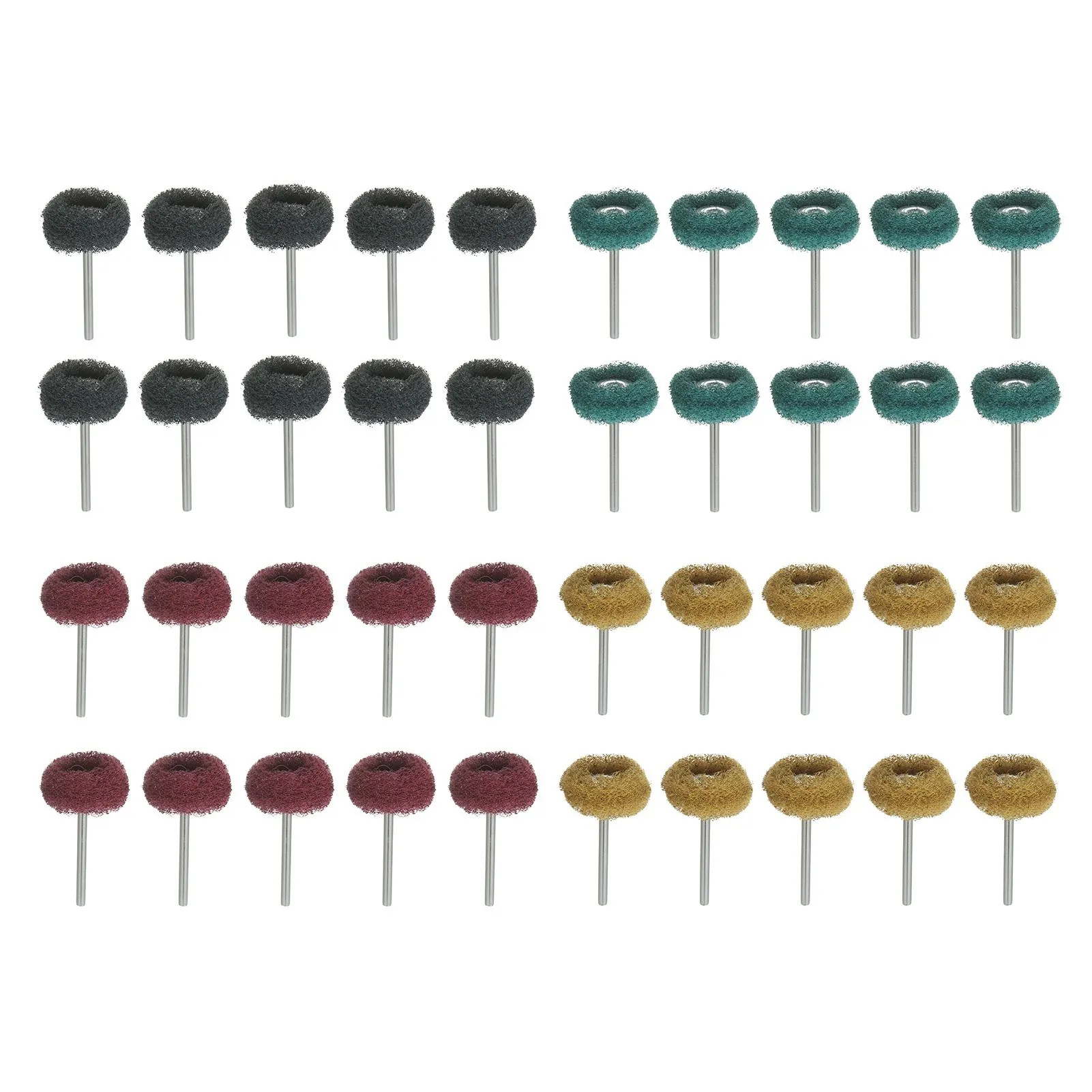 40Pcs T-Type Mini Polishing Wheel with Handle Nylon Fiber Buffing Wheel Multifunctional Grinding Head Grinder Head Grinder Tips
40Pcs T-Type Mini Polishing Wheel with Handle Nylon Fiber Buffing Wheel Multifunctional Grinding Head Grinder Head Grinder Tips