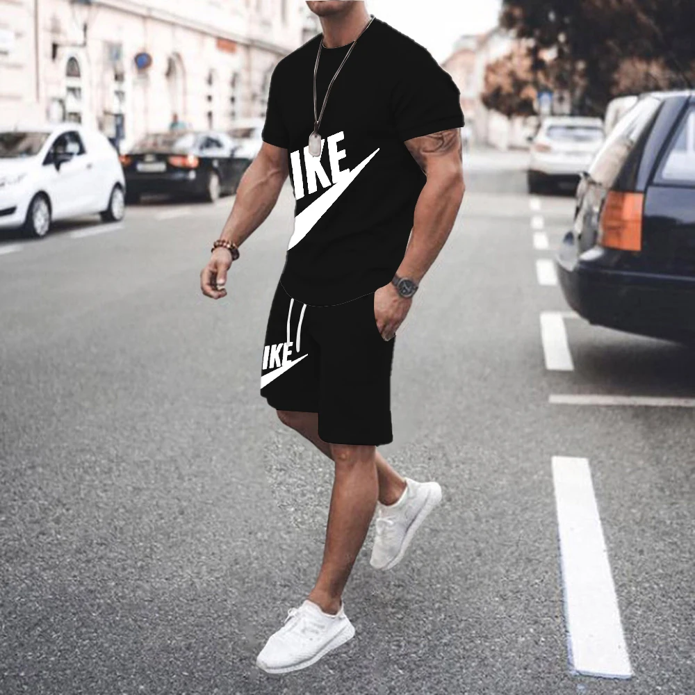 2022 Summer Men's Sportswear Suit Men's Fitness Fashion Casual Oversized Sports Suit Short Sleeve T-Shirt + Shorts 2 Piece Set
2022 Summer Men's Sportswear Suit Men's Fitness Fashion Casual Oversized Sports Suit Short Sleeve T-Shirt + Shorts 2 Piece Set
