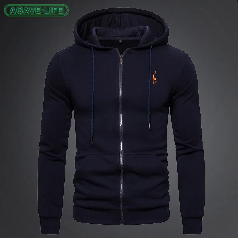Spring Autumn Hooded Sweatshirts Men's Cotton Fleece Zipper Hoodies Embroidery Male Fashion Top Men Cardigan Zipper Loose Hoodie
Spring Autumn Hooded Sweatshirts Men's Cotton Fleece Zipper Hoodies Embroidery Male Fashion Top Men Cardigan Zipper Loose Hoodie