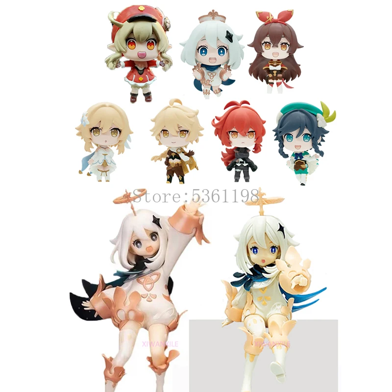 7pcs/set Genshin Impact Anime Figure Paimon Action Figure Klee/Paimon/Barbatos/Aether/Diluc Ragnvindr/Amber Figurine Doll Toys
7pcs/set Genshin Impact Anime Figure Paimon Action Figure Klee/Paimon/Barbatos/Aether/Diluc Ragnvindr/Amber Figurine Doll Toys