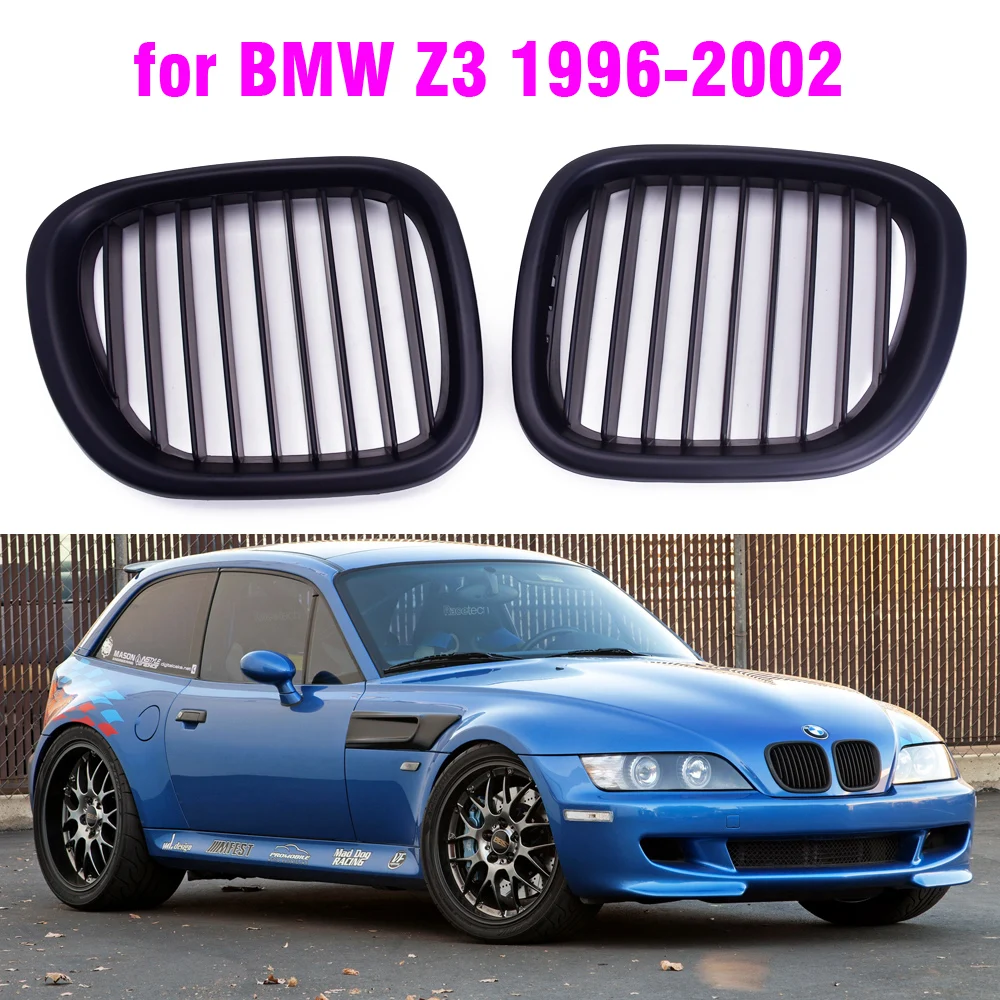 Car Replacement Front Bumper Kidney Grill For BMW Z3 E36 1996-2002 Single Line Grille Auto Exterior Parts
Car Replacement Front Bumper Kidney Grill For BMW Z3 E36 1996-2002 Single Line Grille Auto Exterior Parts