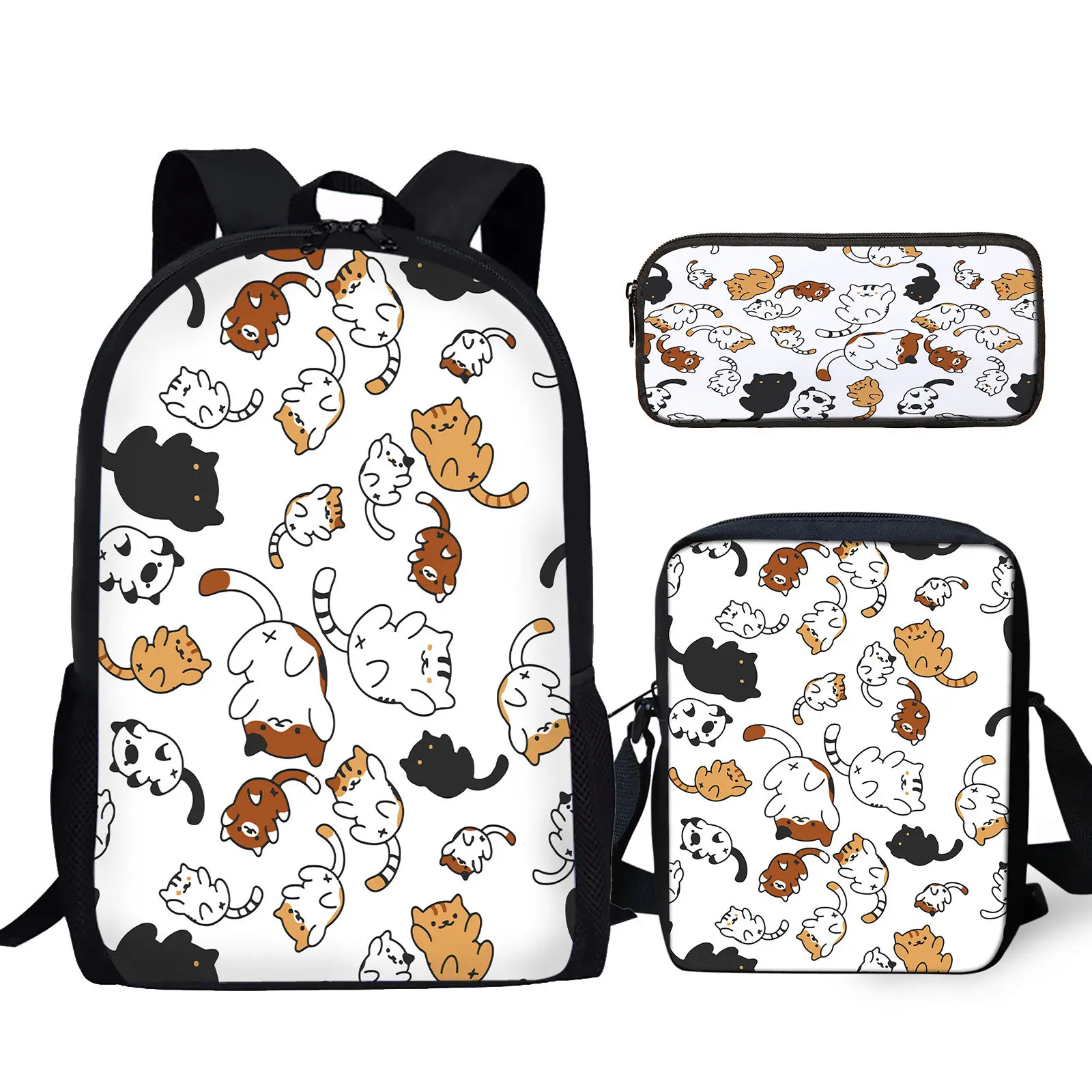 YIKELUO Cute Cartoon Kitten Design Brand Backpack Large Capacity Teenagers Notebook Student Textbook Bag Casual Messenger Bag
YIKELUO Cute Cartoon Kitten Design Brand Backpack Large Capacity Teenagers Notebook Student Textbook Bag Casual Messenger Bag