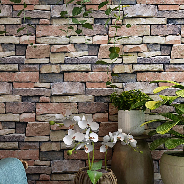 3D simulation brick wallpaper retro personality stone bar cafe KTV industrial wallpape
3D simulation brick wallpaper retro personality stone bar cafe KTV industrial wallpape