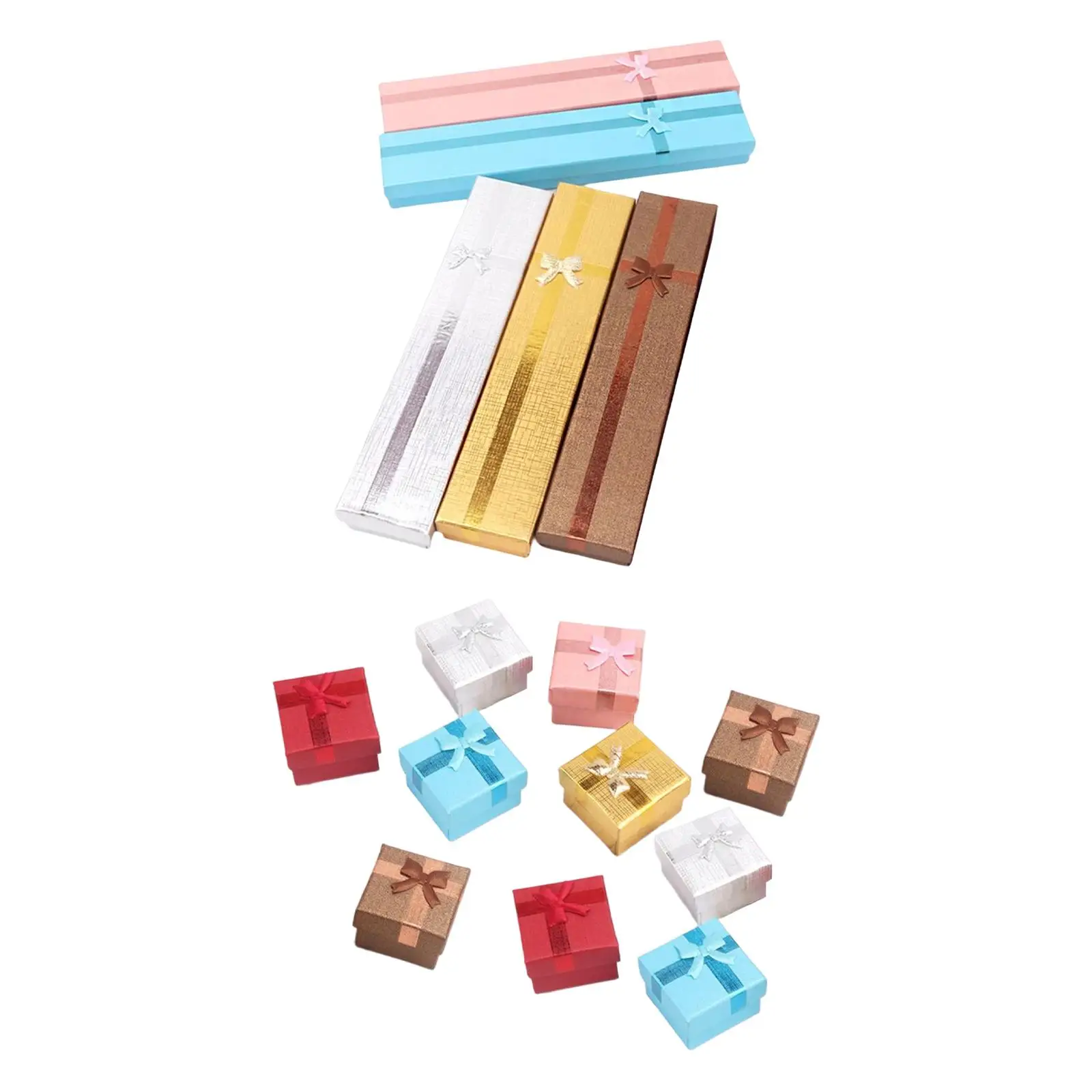 Gift Packaging Box Gift Wrap Storage with Bow Knot Multipurpose Organizers for Jewelry Bracelet Display Wedding Anniversaries
Gift Packaging Box Gift Wrap Storage with Bow Knot Multipurpose Organizers for Jewelry Bracelet Display Wedding Anniversaries