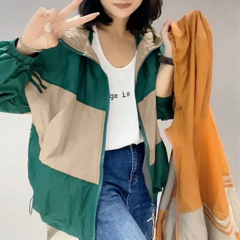 Color Block Spring Summer lightweight Sun Screen Cardigun
Color Block Spring Summer lightweight Sun Screen Cardigun