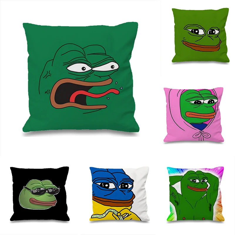 Sad Frog Couple Pillow Pillowcases for Pillows 45x45 Cushion Cover Pilow Cases Modern Home Decoration Products Pillowcase 40x40
Sad Frog Couple Pillow Pillowcases for Pillows 45x45 Cushion Cover Pilow Cases Modern Home Decoration Products Pillowcase 40x40