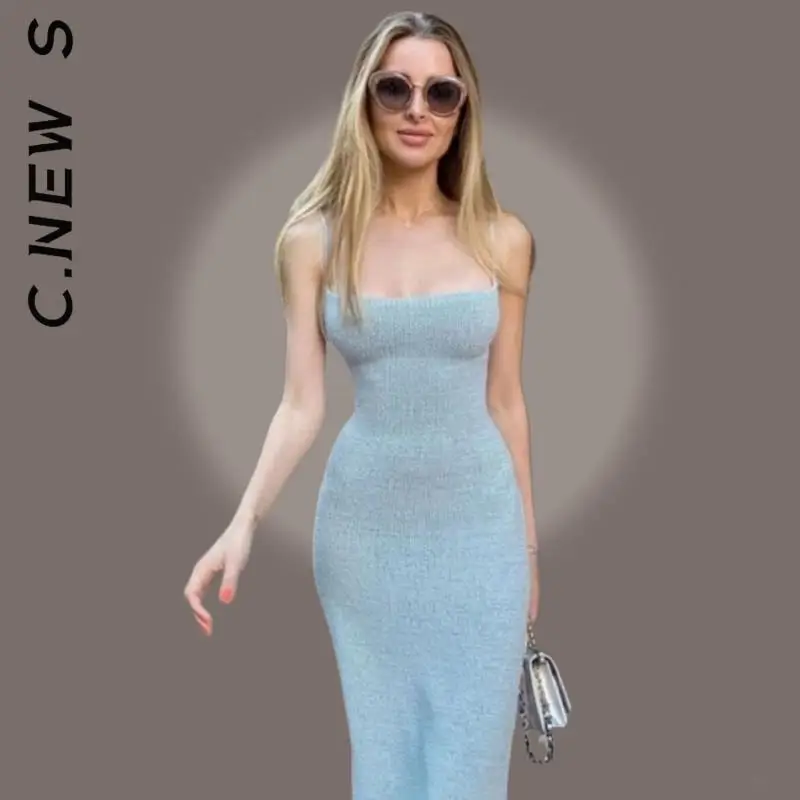 C.New S Women Fashion Dress Sexy Spaghetti Strap Strapless Backless Lace Up Dresses Soft Vestidos Woman Clothes Female
C.New S Women Fashion Dress Sexy Spaghetti Strap Strapless Backless Lace Up Dresses Soft Vestidos Woman Clothes Female