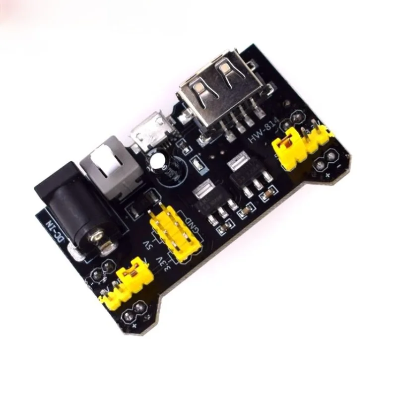 USB/MICRO Dual USB Input MB-102 Power Board of Bread Board Power Module Is Compatible with 5v and 3.3v.
USB/MICRO Dual USB Input MB-102 Power Board of Bread Board Power Module Is Compatible with 5v and 3.3v.