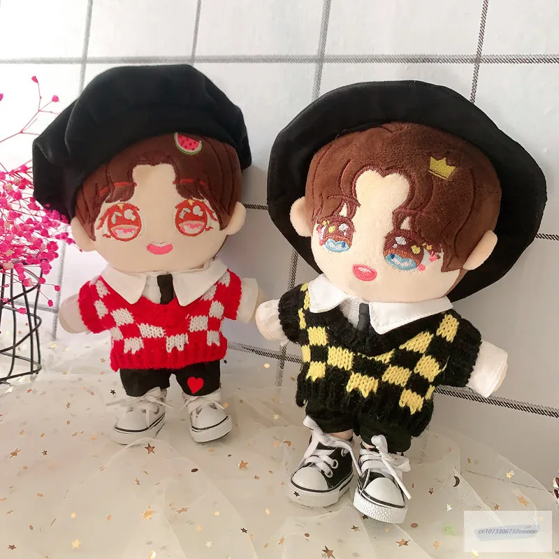 NEW 20cm PP cotton Replaceable clothes Doll Lace shirt sweater beret hat shoes Sean Xiao Clothes Children's Christmas gifts
NEW 20cm PP cotton Replaceable clothes Doll Lace shirt sweater beret hat shoes Sean Xiao Clothes Children's Christmas gifts