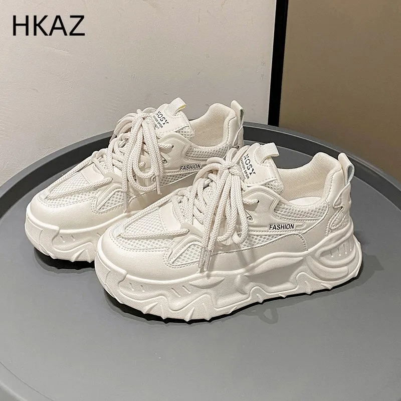 Women's Casual Platform Sneakers Round Toe Comfortable Breathable Wear-Resistant Trendy All-match Spring and Autumn Main Push
Women's Casual Platform Sneakers Round Toe Comfortable Breathable Wear-Resistant Trendy All-match Spring and Autumn Main Push
