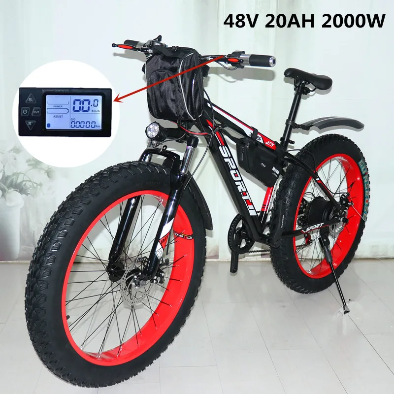1000W 2000W power mountain bike lithium electric bicycle 48V 20Ah electric bicycle eBike electric bicycle electric snowmobile
1000W 2000W power mountain bike lithium electric bicycle 48V 20Ah electric bicycle eBike electric bicycle electric snowmobile