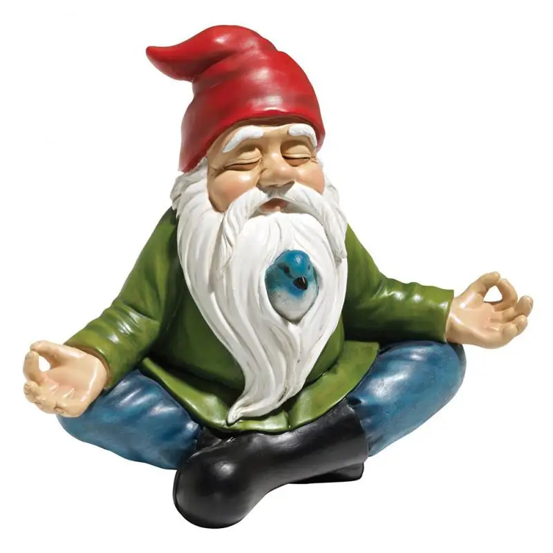 Funny Creative Meditating Dwarf Little Bird In Beard Meditative Ornament Zen Garden Statue Decoration Outdoor Resin Crafts
Funny Creative Meditating Dwarf Little Bird In Beard Meditative Ornament Zen Garden Statue Decoration Outdoor Resin Crafts