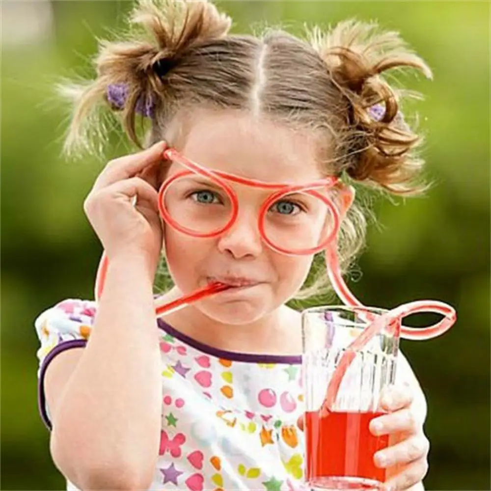 Funny Soft Glasses Straw Flexible Drinking Tube Plastic Drinking Straws DIY Straw Birthday Holiday Party Accessories Kids Gift 
Funny Soft Glasses Straw Flexible Drinking Tube Plastic Drinking Straws DIY Straw Birthday Holiday Party Accessories Kids Gift