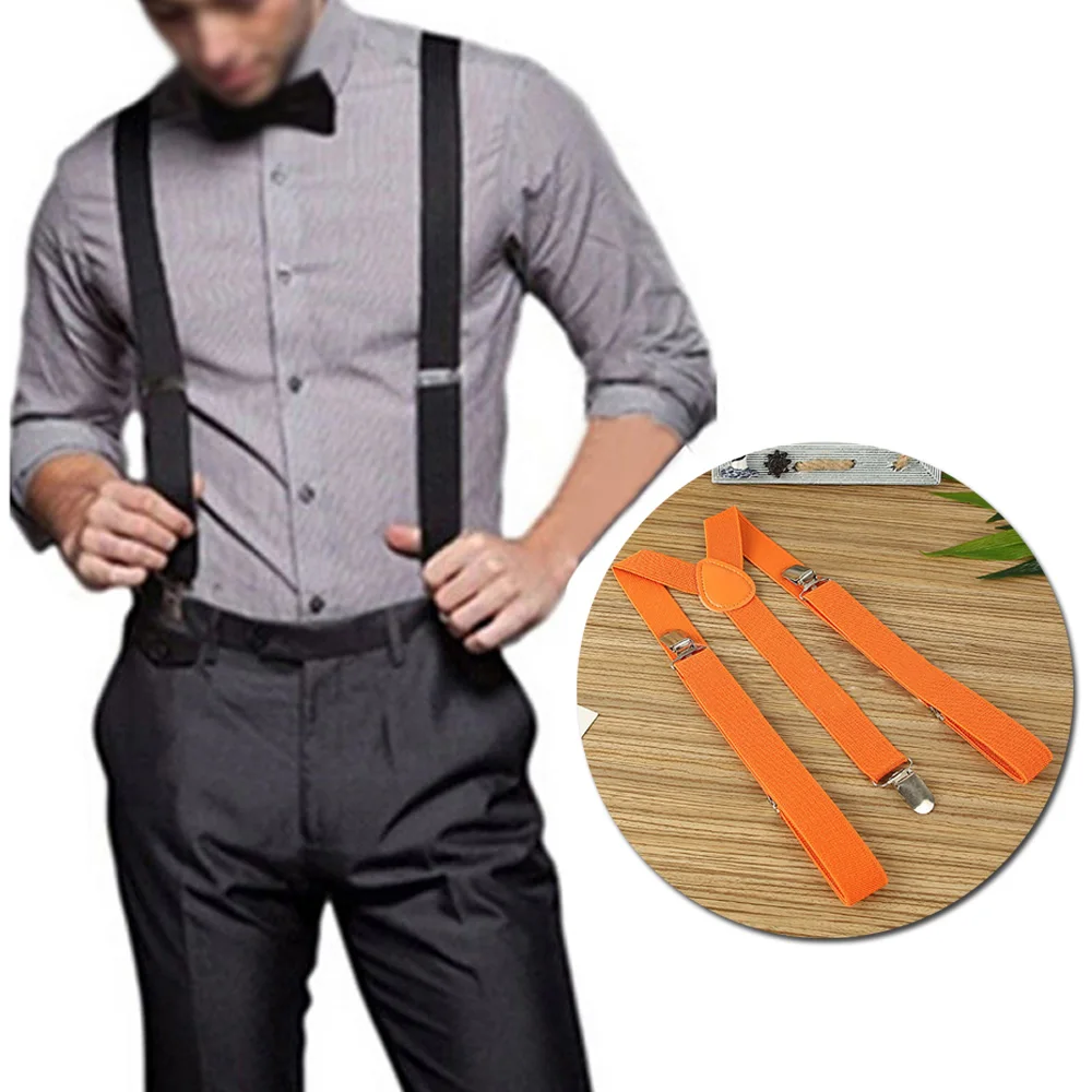 Men Women Elastic Suspenders Black Adjustable Braces Y-Back Clip-On Unisex DIY Pants Accessories Braces Suspenders Jeans Trouser
Men Women Elastic Suspenders Black Adjustable Braces Y-Back Clip-On Unisex DIY Pants Accessories Braces Suspenders Jeans Trouser