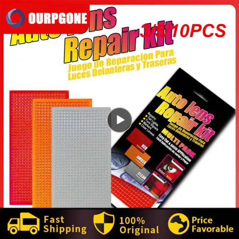 3/5/10PCS Universal Car Auto Lens Repair Kit Diy Grid Pattern Car Headlights Taillight Repair Tool Set Film Polish
3/5/10PCS Universal Car Auto Lens Repair Kit Diy Grid Pattern Car Headlights Taillight Repair Tool Set Film Polish