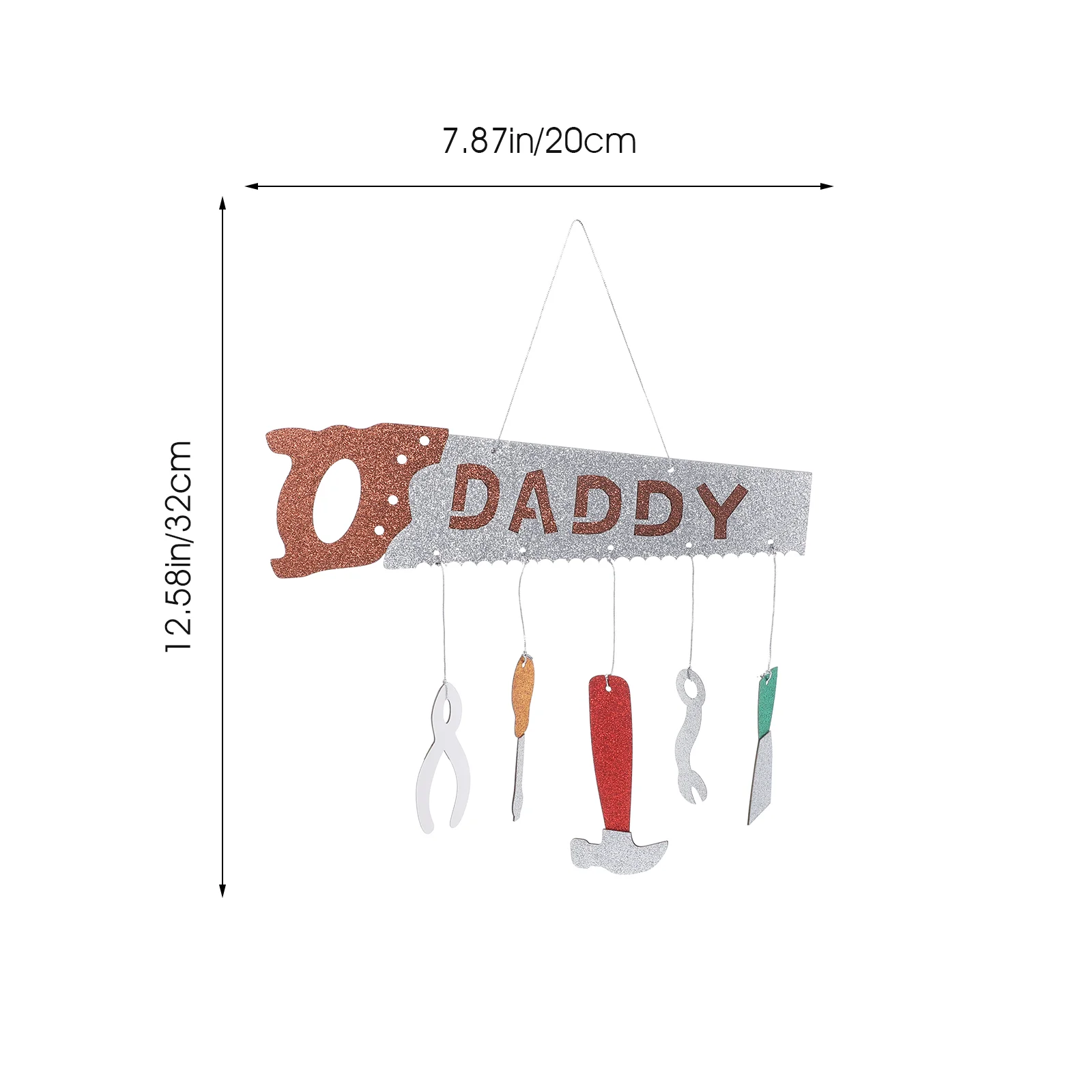 10 Pcs Tool Decoration Tag Home Men Father's Day Hanging Celebrating Layout Props Wall Shiny Paper Party Ornament Man
10 Pcs Tool Decoration Tag Home Men Father's Day Hanging Celebrating Layout Props Wall Shiny Paper Party Ornament Man