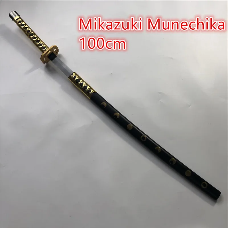 100 см деревянный меч оружие ророноа Зоро Аниме Косплей Mikazuki Munechika деревянный нож ниндзя самурайский меч реквизит игрушки для подростков
100 см деревянный меч оружие ророноа Зоро Аниме Косплей Mikazuki Munechika деревянный нож ниндзя самурайский меч реквизит игрушки для подростков