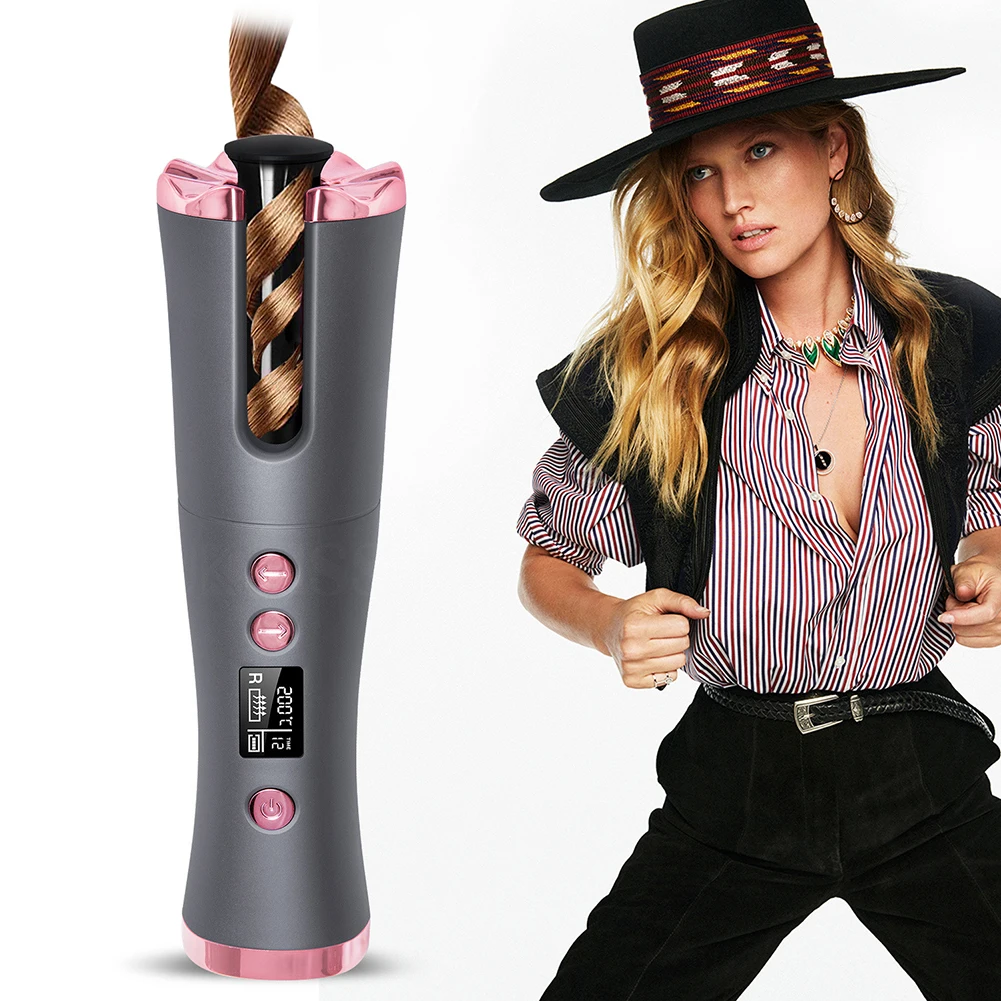 Rechargeable Light Automatic Curling Iron Large Volume Perm Safe Curling Tools Temperature Control Heating Plate
Rechargeable Light Automatic Curling Iron Large Volume Perm Safe Curling Tools Temperature Control Heating Plate