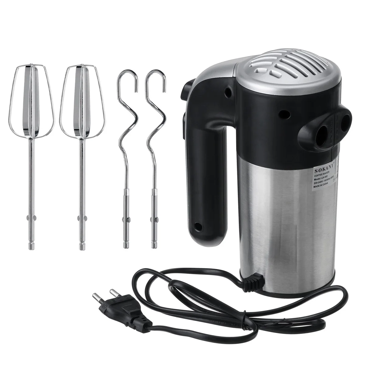 220V 5 Speed 400W Electric Hand Mixer Whisk Egg Beater Cake Baking Home Handheld Small Automatic Mini Cream Blenders Kitchen EU
220V 5 Speed 400W Electric Hand Mixer Whisk Egg Beater Cake Baking Home Handheld Small Automatic Mini Cream Blenders Kitchen EU