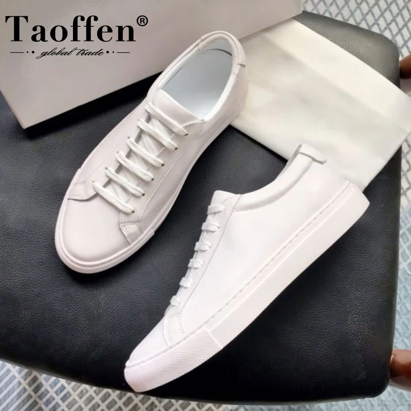 Taoffen 2022 Women Real Leather Shoes Flat Heel Women Sneakers Ins Fashion Casual Shoes Women Daily Vacation Footwear Size 34-40
Taoffen 2022 Women Real Leather Shoes Flat Heel Women Sneakers Ins Fashion Casual Shoes Women Daily Vacation Footwear Size 34-40