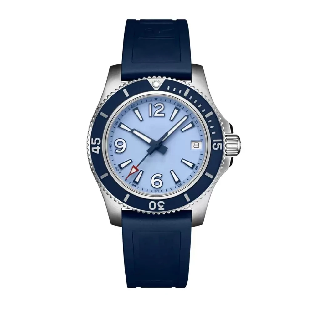 Luxury New Mens Watch Black Blue Rubber Stainless Steel Sapphire Glass Automatic Mechanical Movement Male Wrist Watches
Luxury New Mens Watch Black Blue Rubber Stainless Steel Sapphire Glass Automatic Mechanical Movement Male Wrist Watches
