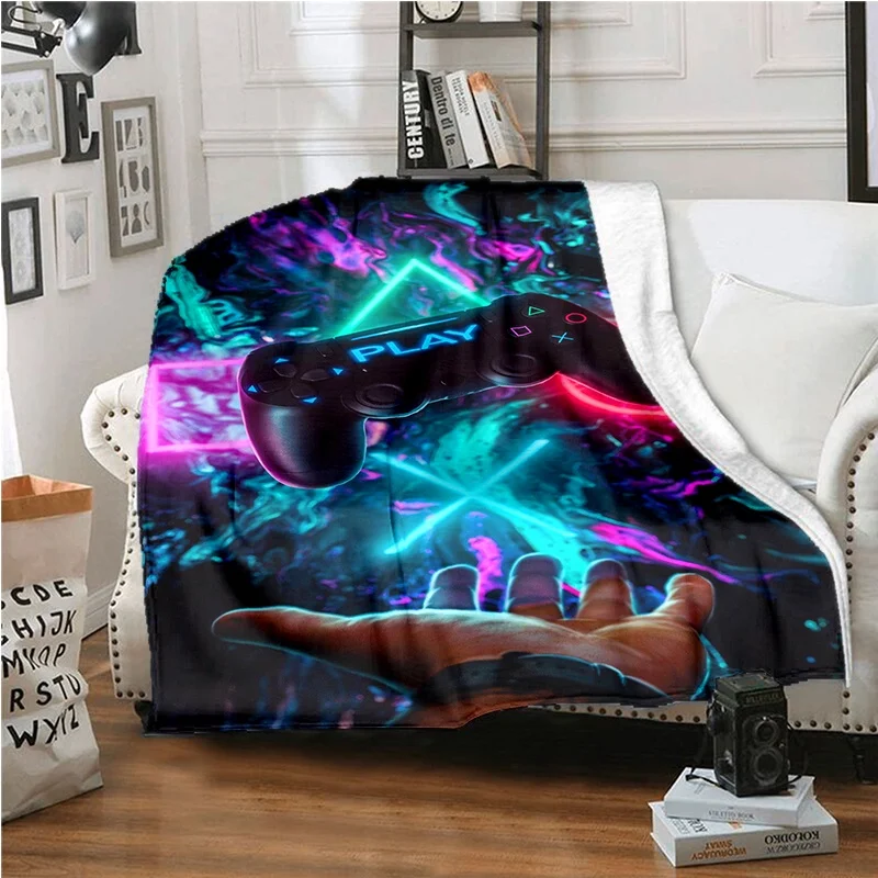 Game Handle Warm Soft Fashion Blanket Plush Sofa Picnic Blanket Bed Blanket
Game Handle Warm Soft Fashion Blanket Plush Sofa Picnic Blanket Bed Blanket