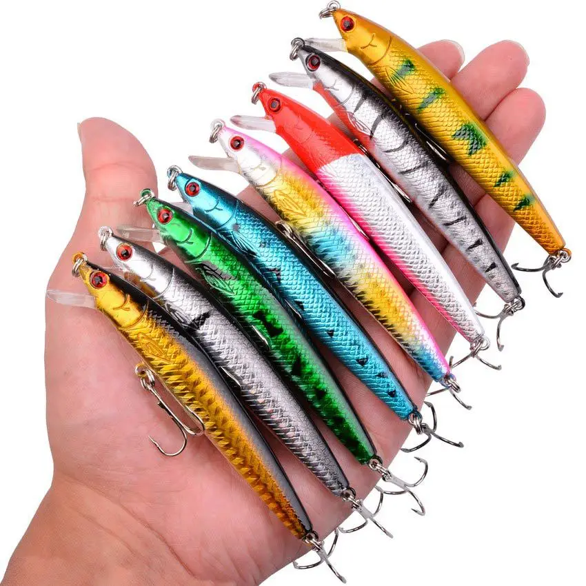 1PCS Minnow Fishing Lure 9.5cm 8.5g 3D Eyes Floating Hard Wobbler Bait Crankbait Carp Striped Bass Pesca Fishing Tackle SwimBait
1PCS Minnow Fishing Lure 9.5cm 8.5g 3D Eyes Floating Hard Wobbler Bait Crankbait Carp Striped Bass Pesca Fishing Tackle SwimBait