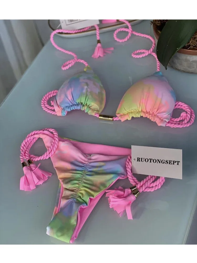 Sexy Micro Bikini 2023 New Women's Two-piece Swimsuit Push Up Leopard Swimwear Biquini Bathing Suit Bandage Beach Wear Brazilian
Sexy Micro Bikini 2023 New Women's Two-piece Swimsuit Push Up Leopard Swimwear Biquini Bathing Suit Bandage Beach Wear Brazilian