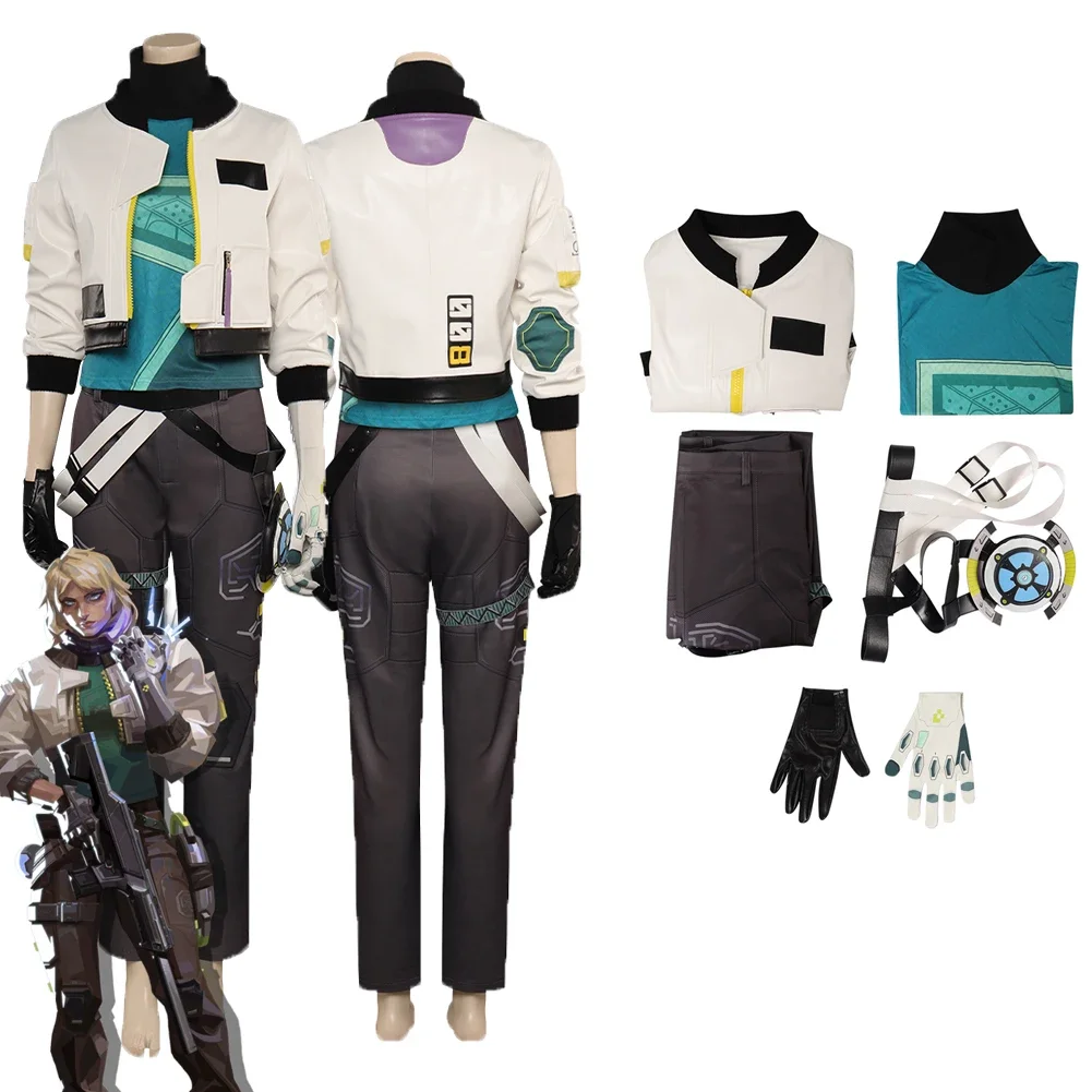 Game Valorant Cos Deadlock Cosplay Costume Outfit Fantasy Uniform Top Pant Accessory Halloween Carnival Suit For Female Roleplay
Game Valorant Cos Deadlock Cosplay Costume Outfit Fantasy Uniform Top Pant Accessory Halloween Carnival Suit For Female Roleplay