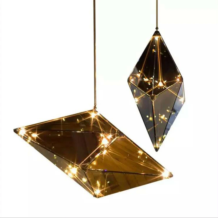 Post-modern Led Glass Pendant Lights Diamonds Light Fixtures Pendant Lamp Restaurant Decoration Lighting Suspension Luminaire
Post-modern Led Glass Pendant Lights Diamonds Light Fixtures Pendant Lamp Restaurant Decoration Lighting Suspension Luminaire