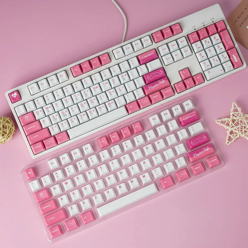 Клавиши для механической клавиатуры Pink Tide Male, 133 клавиш, сублимационные клавиши PBT 64 84 98 108
Клавиши для механической клавиатуры Pink Tide Male, 133 клавиш, сублимационные клавиши PBT 64 84 98 108